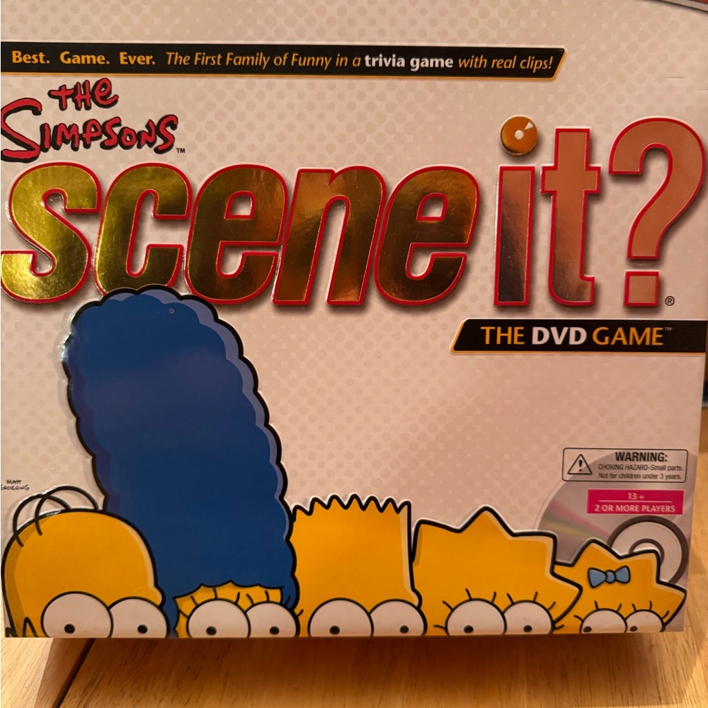 Scene Weaver The Simpsons Scene It? DVD Game - Yellow and Blue